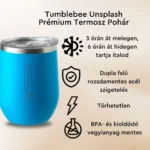 Tumblebee Unsplash Blue hőtartó termoszpohár