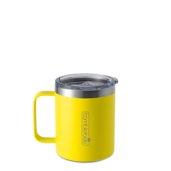 Tumblebee Coffee Mug Neon Yellow kávés utazó bögre