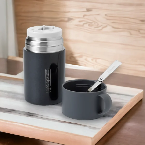 Tumblebee Thermo Food Jar Ételtároló 550ml – dark