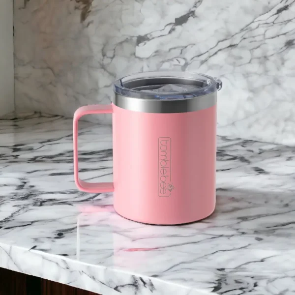 Tumblebee Coffee Mug Pink kávés utazó bögre