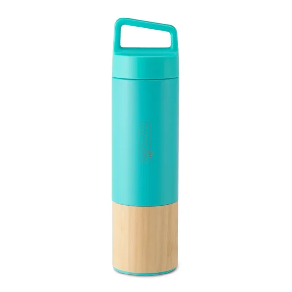 Tumblebee Tumbee duplafalú acél termosz kulacs 550 ml Bambusz