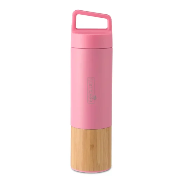 Tumblebee Tumbee duplafalú acél termosz kulacs 550 ml Bambusz