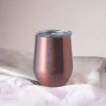 Tumblebee Unsplash duplafalú Acél Hordozható Thermo Kávés Glitter brown 350ml
