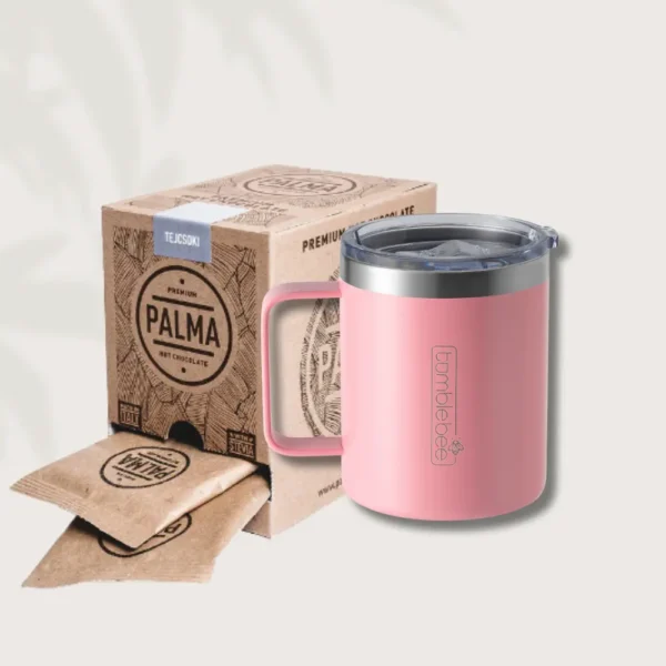 Forró csoki termosz bögrével - tejcsoki