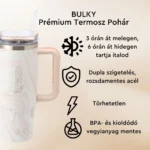 Tumblebee Bulky termosz pohár 850 ml Peach