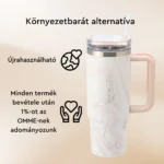 Tumblebee Bulky termosz pohár 850 ml Peach