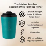 Tumblebee Bomber Cseppmentes Termosz Kávés Pohár 350 ml – Ice Melt