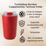 Tumblebee Bomber Cseppmentes Termosz Kávés Pohár 350 ml