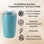 Tumblebee Bomber Cseppmentes Termosz Kávés Pohár 350 ml